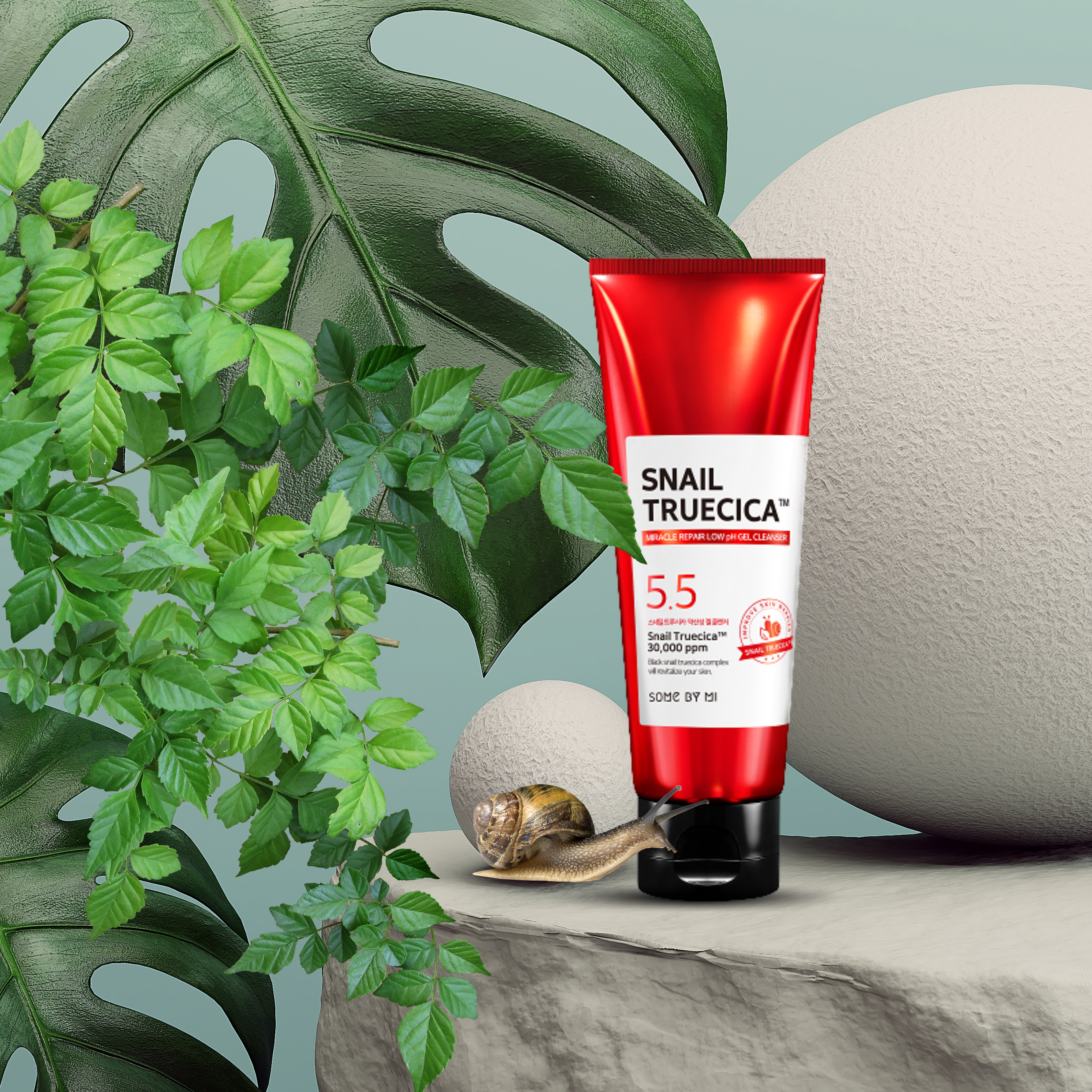 Snail TrueCICA Miracle Repair Low Ph Gel Cleanser