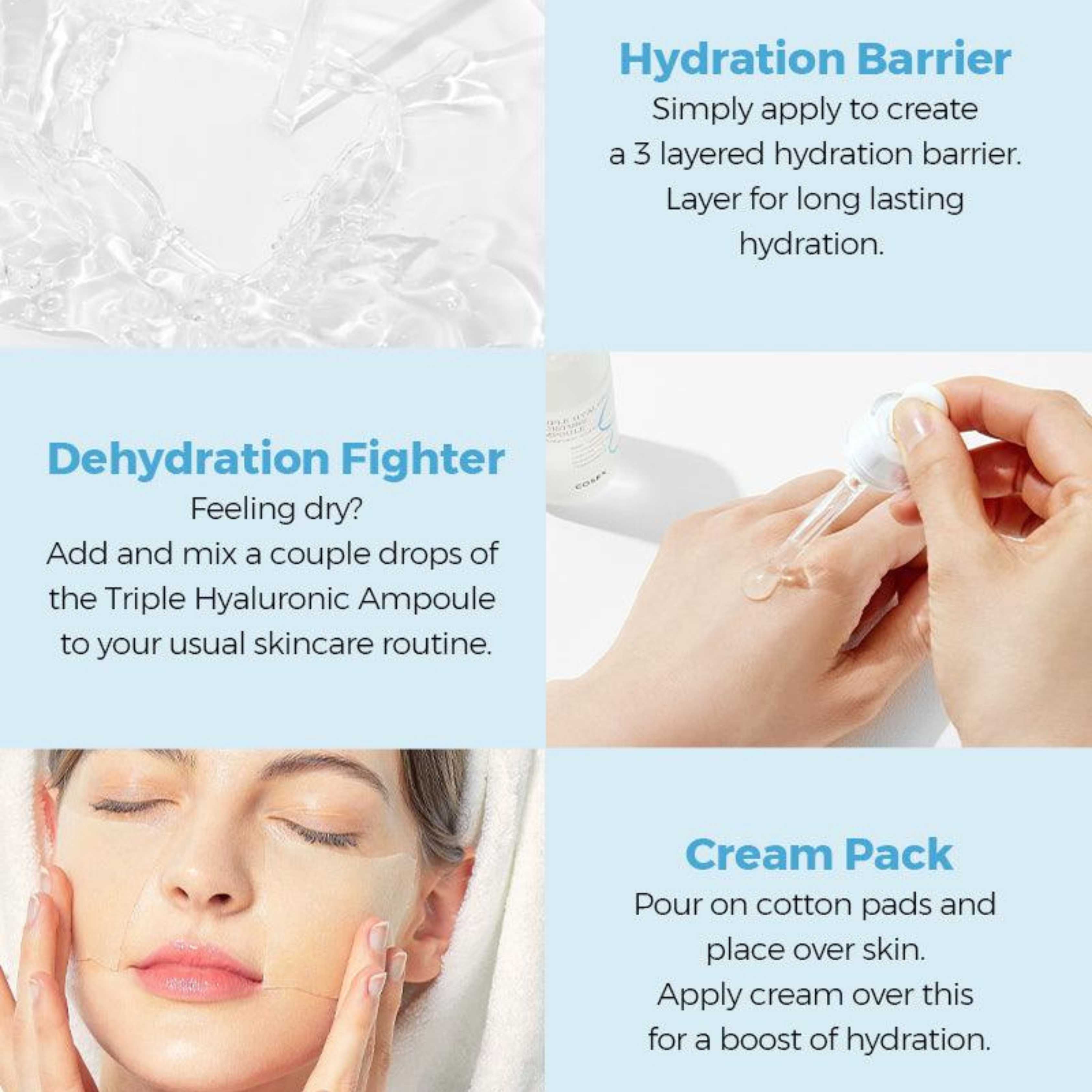 Ampolla de Hidratación Hialurónica Triple Hydrium