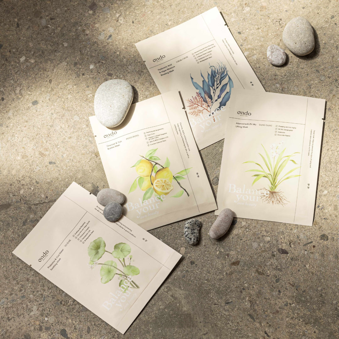 Mascarilla calmante con probióticos y agua de cica de Ondo Beauty To-Dak