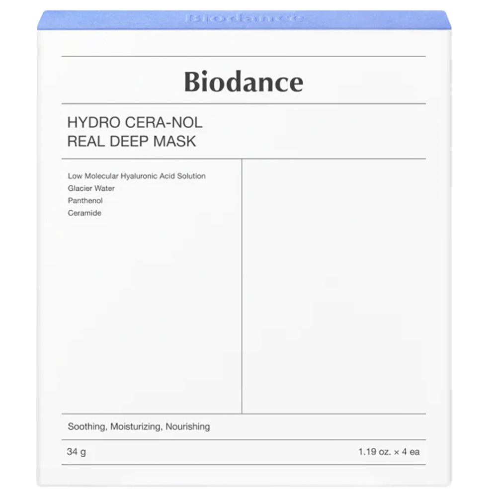 Mascarilla Biodance Hydro Cera-Nol Real Deep (paquete de 4)