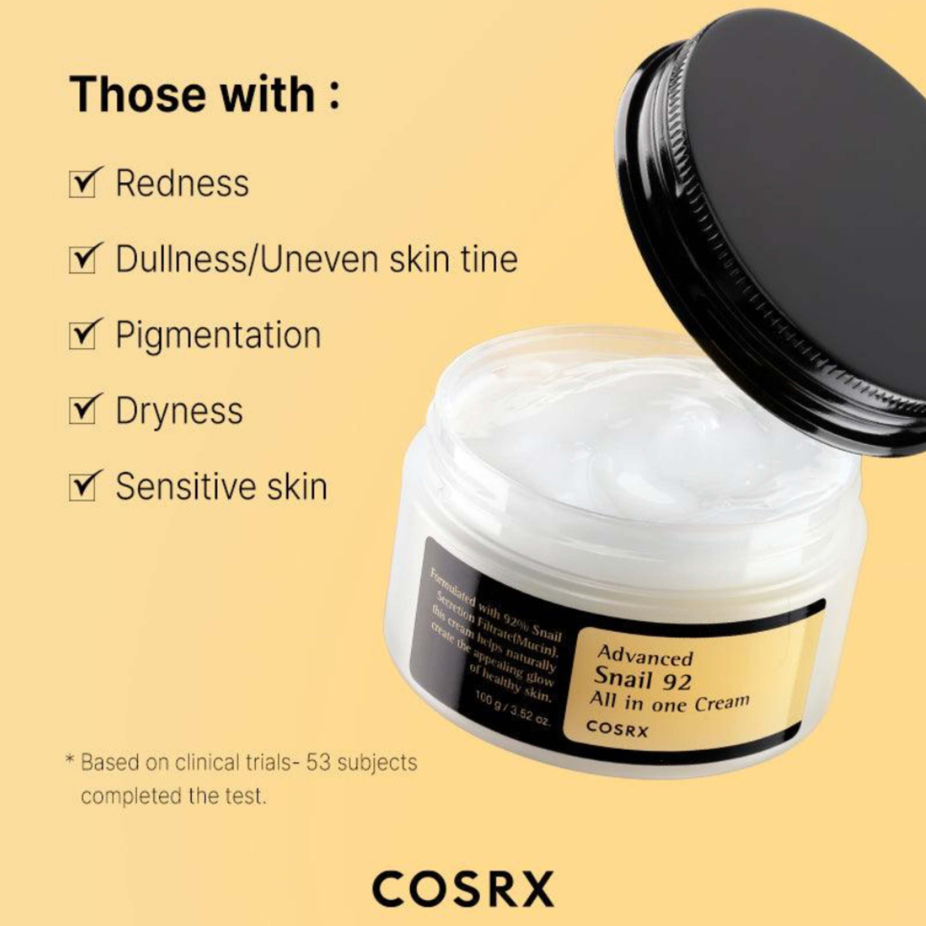 Cosrx Advanced Snail 92 Crema todo en uno
