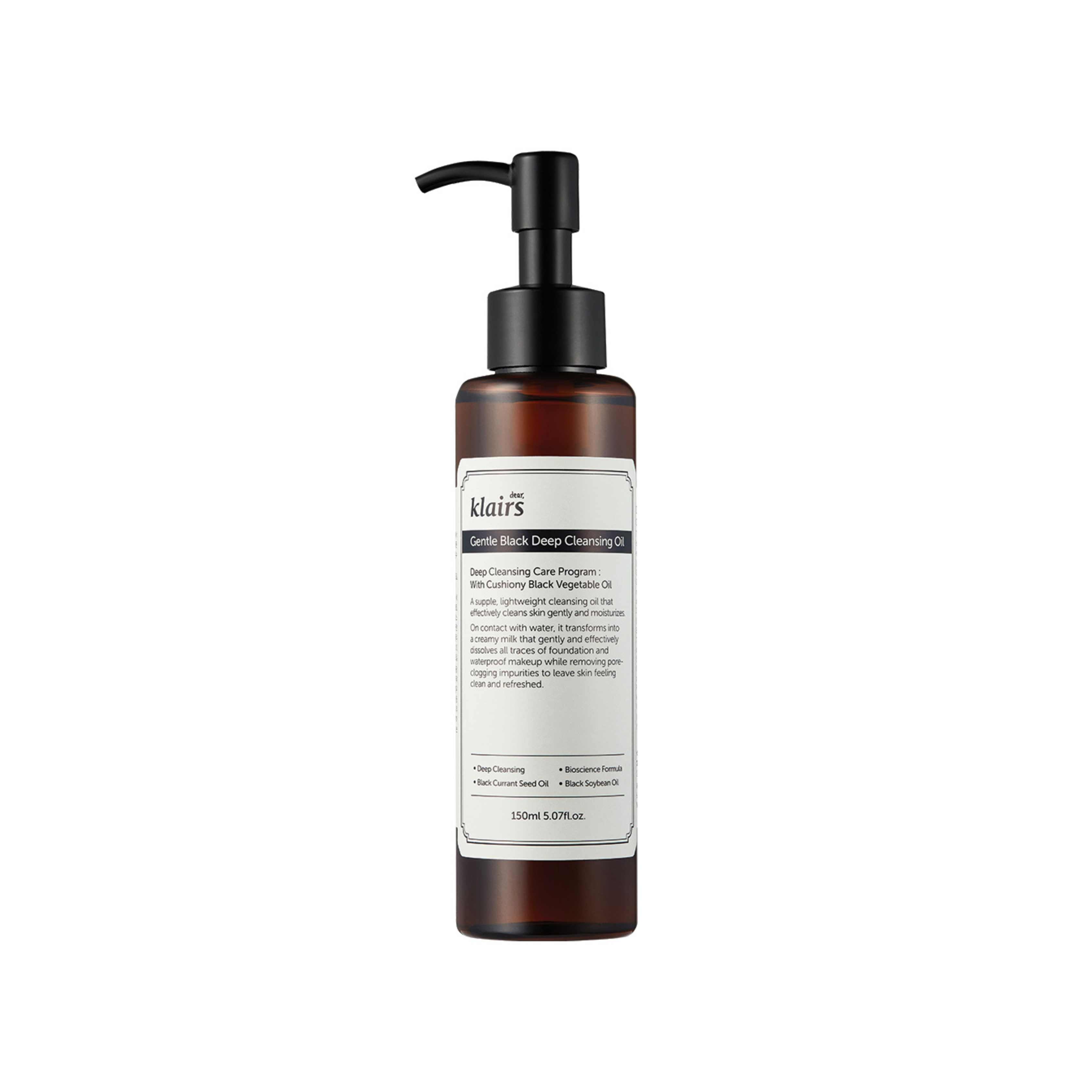 Klair's Gentle Black Deep Cleansing Oil