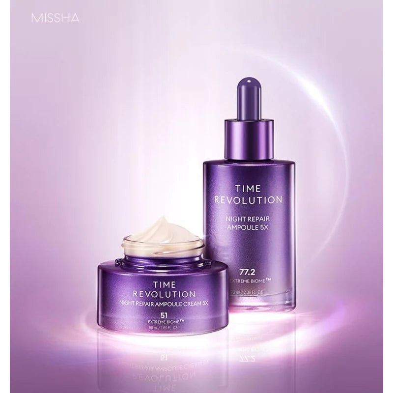 Missha Time Revolution Night Repair Ampoule Cream 5X