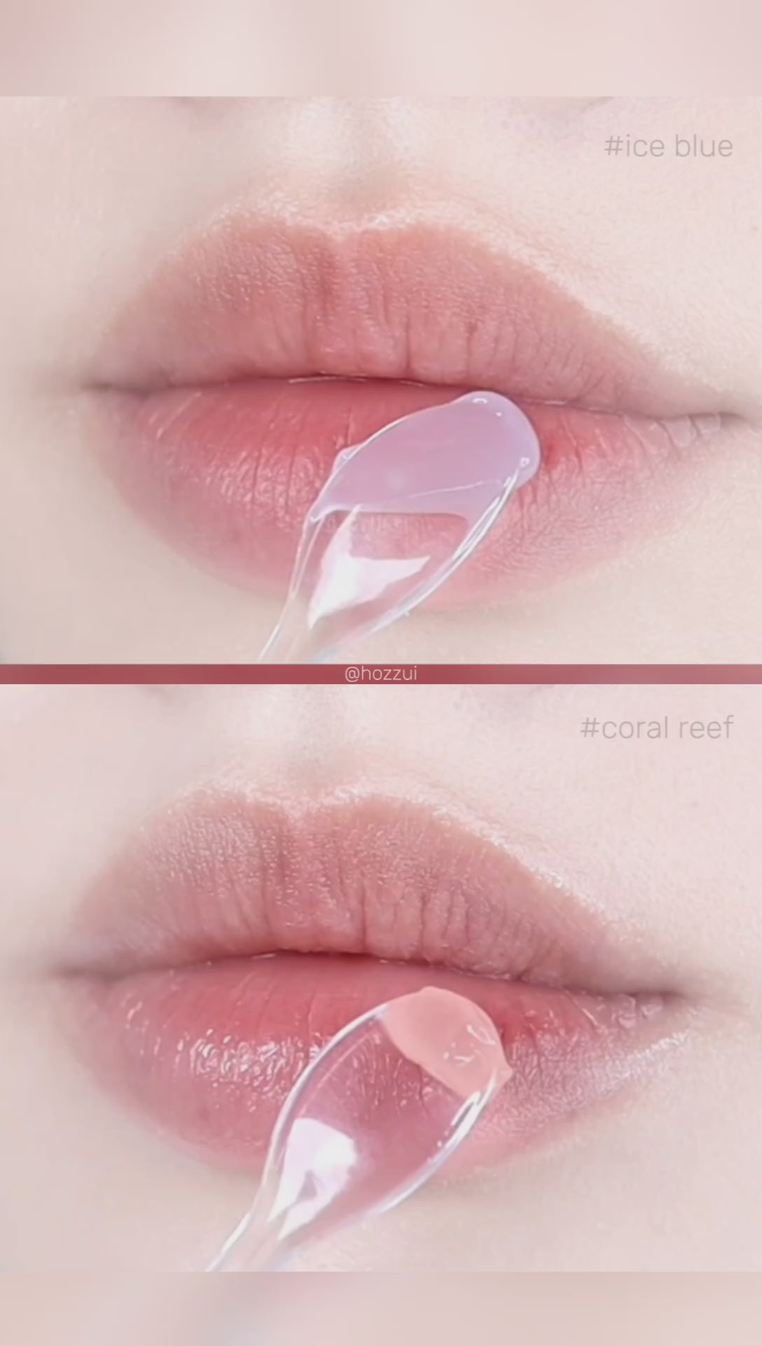 Charger la vidéo : Glow Peach Peptide Repair Lip Balm – #ICEBLUE