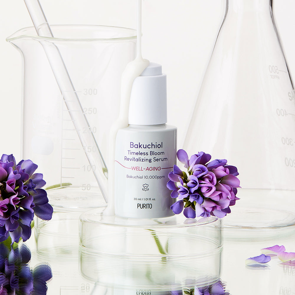Purito Bakuchiol Timeless Bloom Revitalizing Serum
