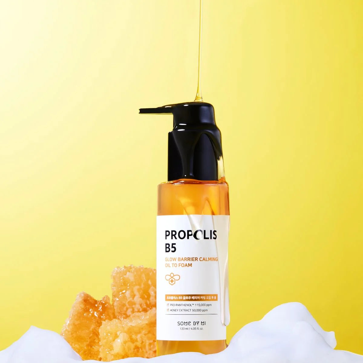 SomeByMi Propolis B5 Glow Barrier Calming Oil to Foam