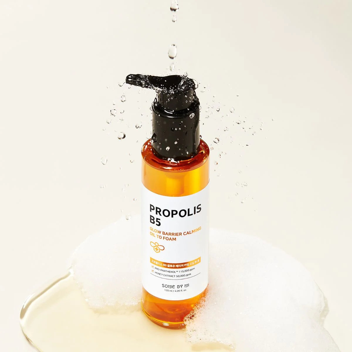 SomeByMi Propolis B5 Glow Barrier Calming Oil to Foam