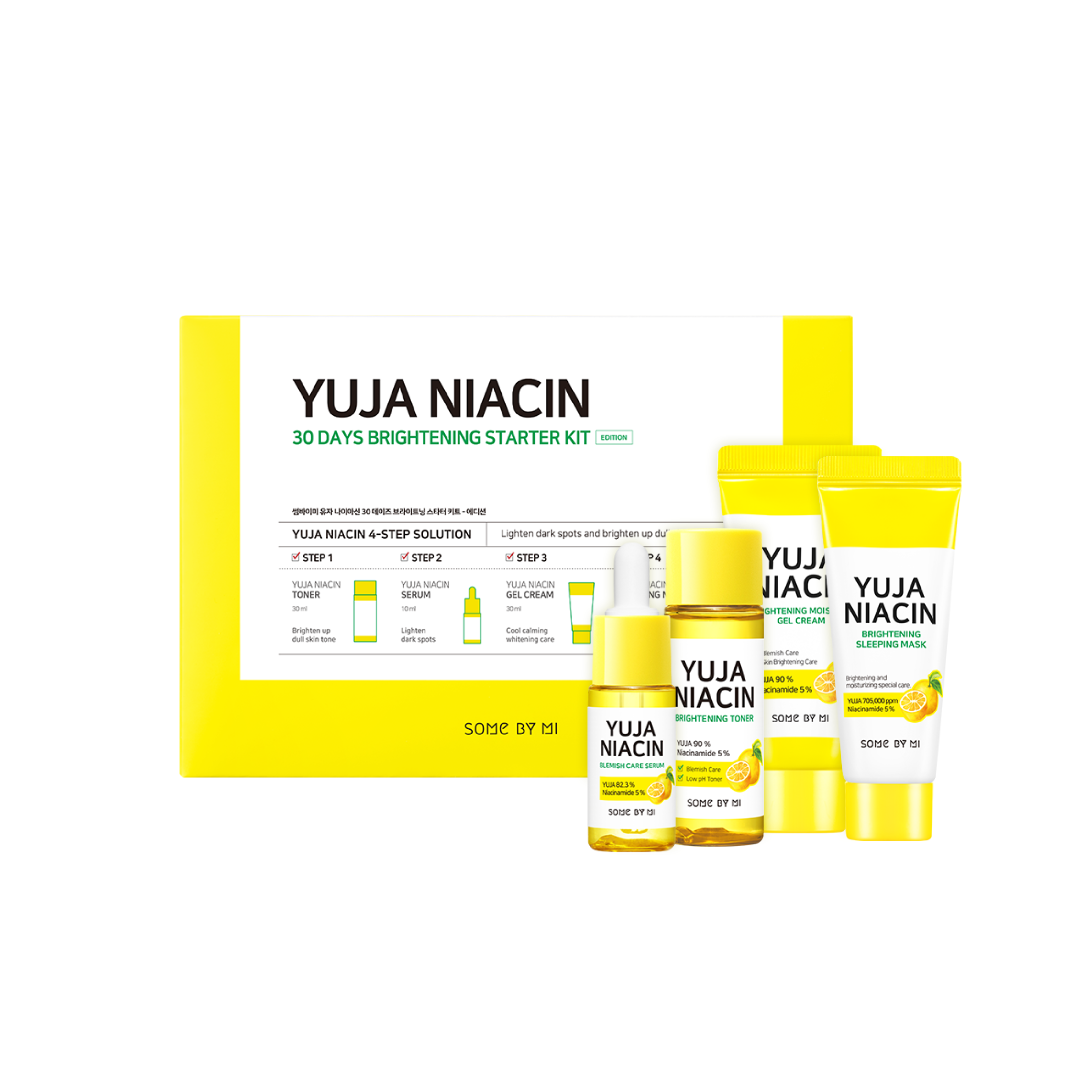 Yuja Niacin Brightening Starter/Kit de viaje