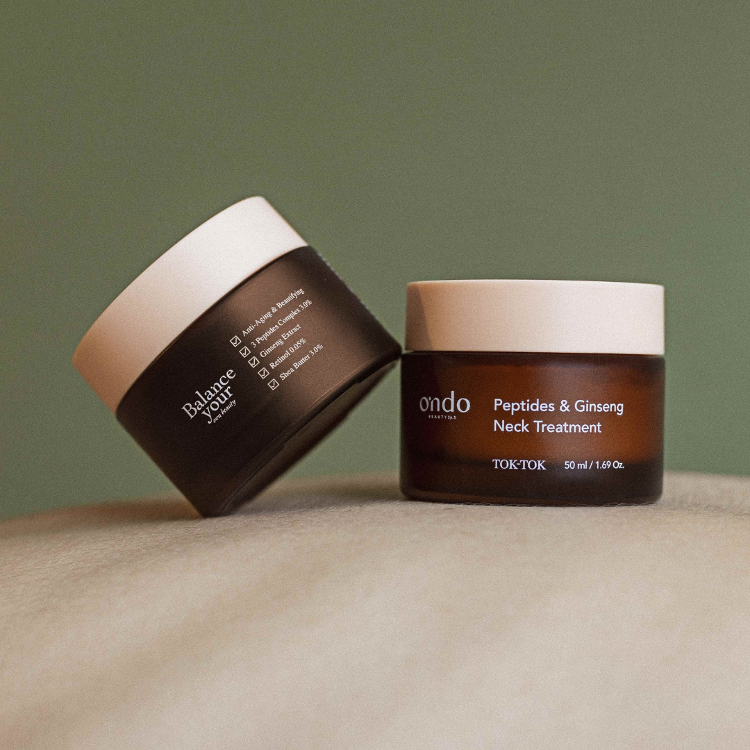 Ondo Beauty Peptides & Ginseng Neck Treatment Tok-Tok