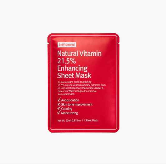 Natural Vitamin 21,5% Enhancing Sheet Mask